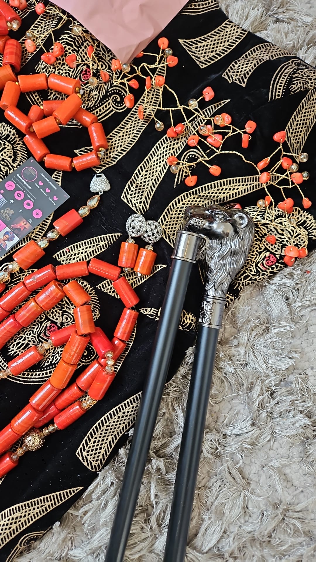 Edo Kiddies set with small gele